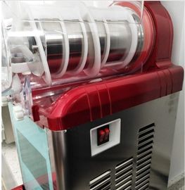 लाल रंग डिलक्स इलेक्ट्रिक आइस स्लैश मशीन, लक्जरी क्यूब छोटी स्लैश मशीन