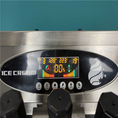 3200W गेलैटो आइसक्रीम मेकर प्री कूलिंग सिस्टम सॉफ्ट आइसक्रीम मेकिंग मशीन