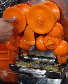 होटल के लिए गेट ग्रास स्टेनलेस स्वचालित वाणिज्यिक नारंगी जूसर मशीन