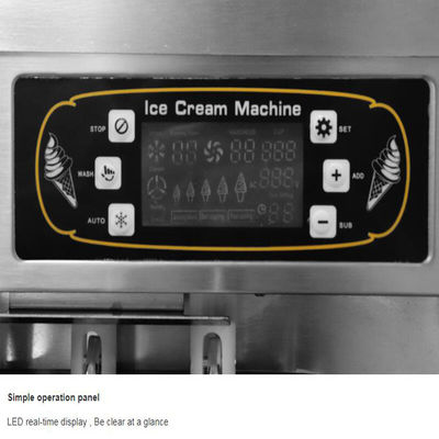 पेटेंट चुंबक एयर पंप के साथ सिंगल फ्लेवर सॉफ्ट आइसक्रीम मशीन बड़ा आउटपुट