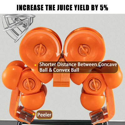 स्टेनलेस स्टील के वाणिज्यिक नारंगी जूसर मशीन, नींबू दबाव प्रदूषण नि: शुल्क